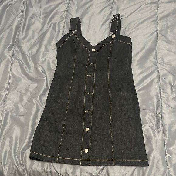 Le Lis Dresses & Skirts - Le Lis Black Denim Midi Dress